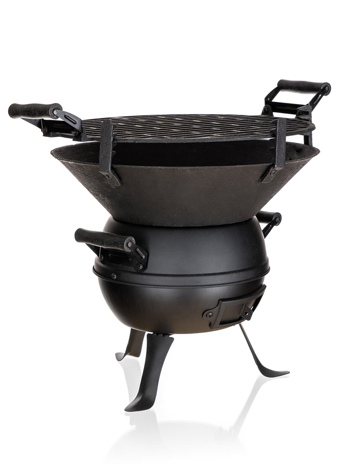 gril SOUDEK pr.36cm výška 36cm litina ČER