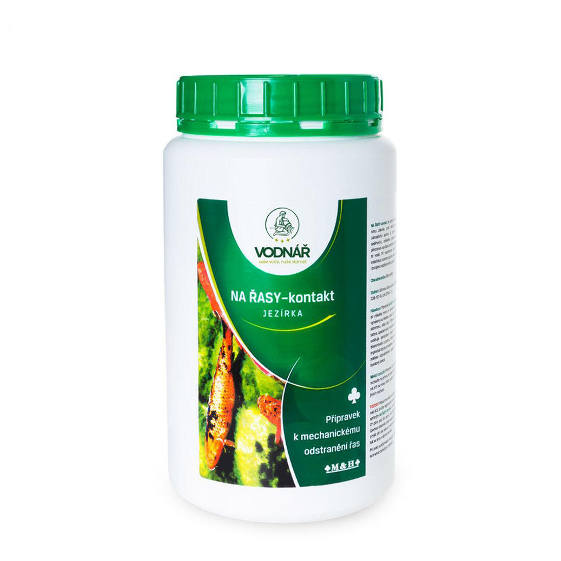 přípravek sypký NA ŘASY-kontakt jezírka 1kg VODNÁŘ 1 Kg MTA MAXMIX Sklad14 900044