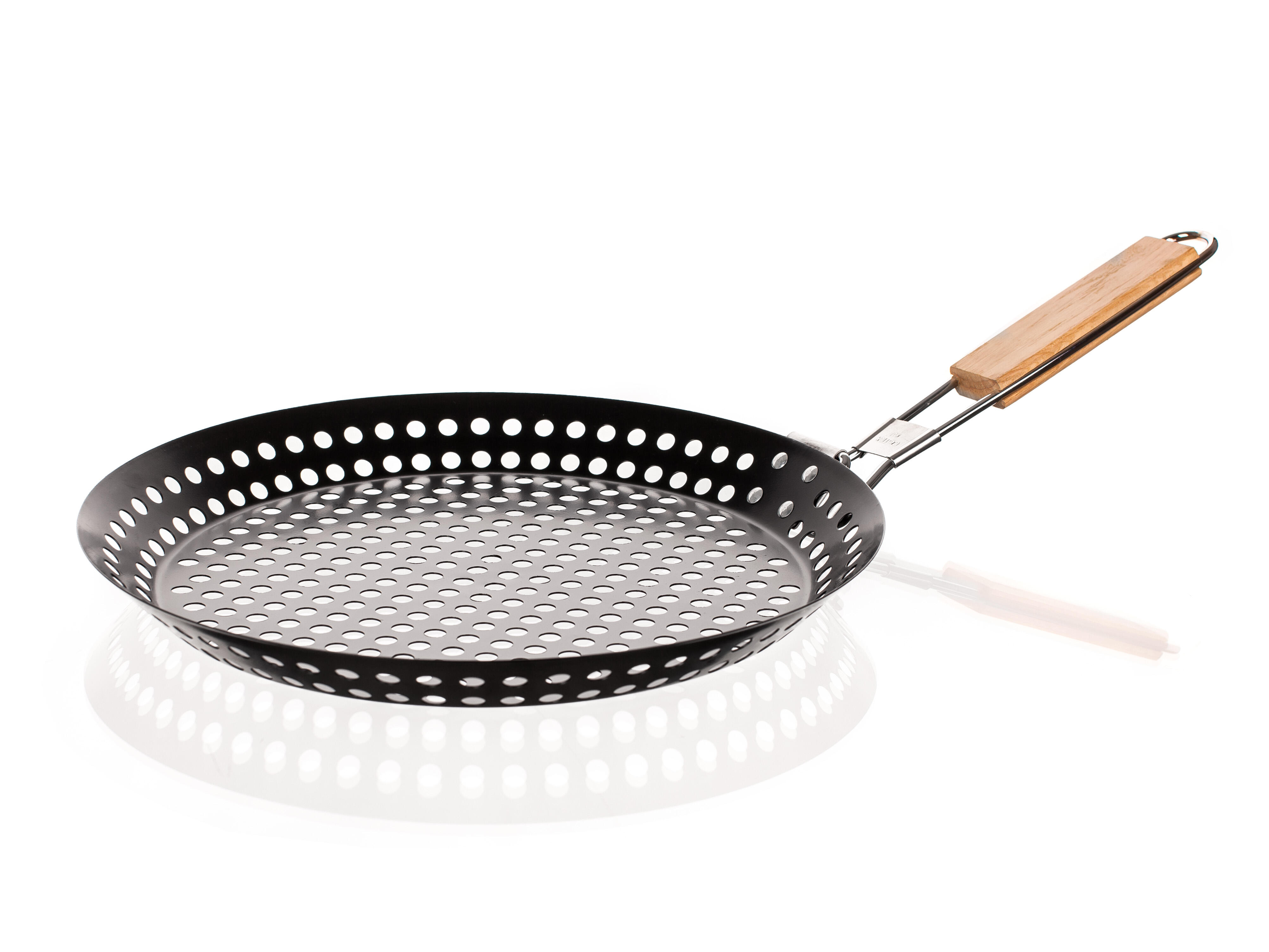 pánev grilovací 31x3,5cm BBQ ocel/nepřiln.povrch 0.54 Kg MTA MAXMIX Sklad14 369113