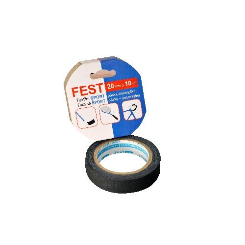 páska textilní 20mmx10m SPORT ČER  FEST TAPE 0.59 Kg MAXMIX Sklad14 174201 33