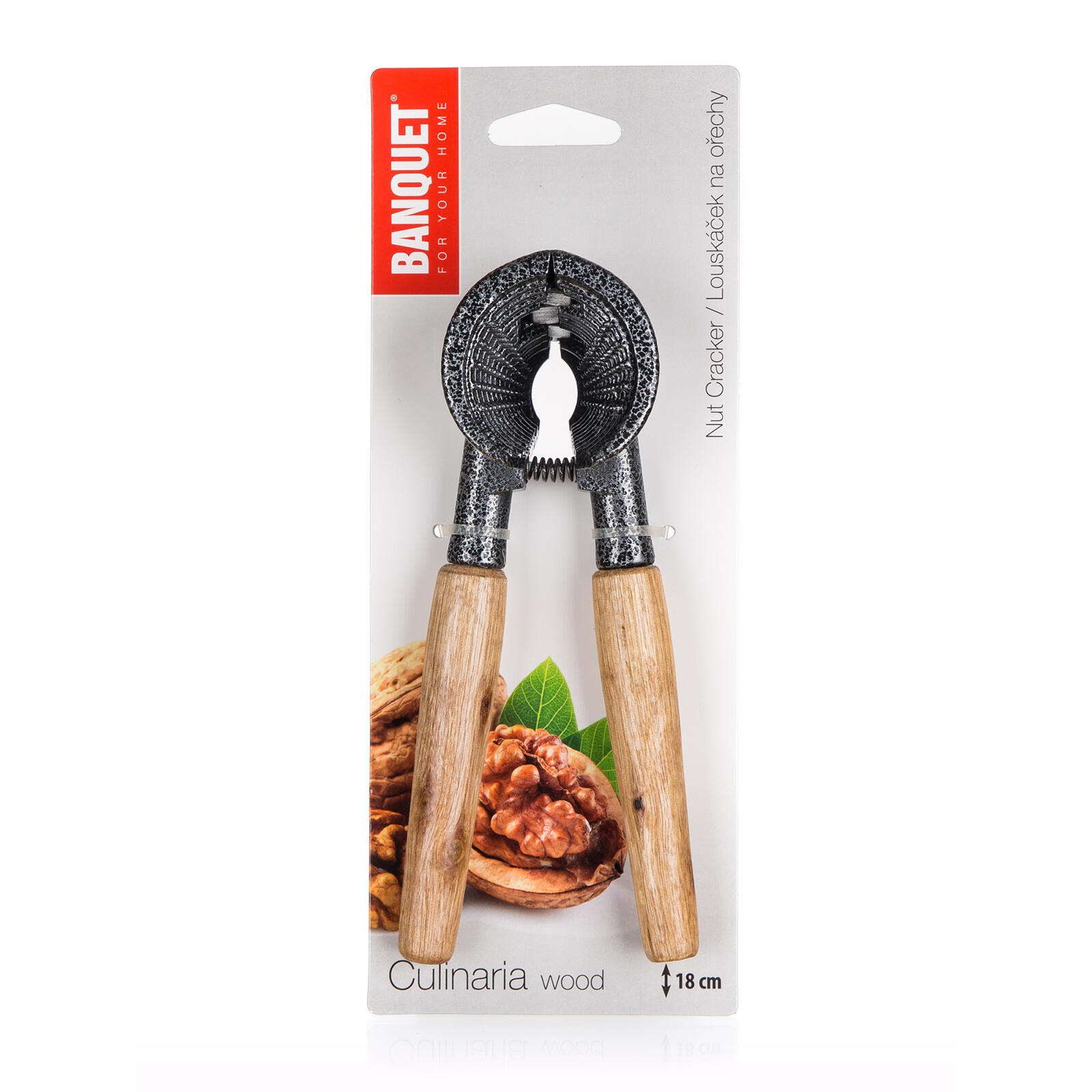 louskáček na ořechy 16,5/18cm kov. dřev. rukojeti 0.19 Kg MTA MAXMIX Sklad14 399772 8590419398246