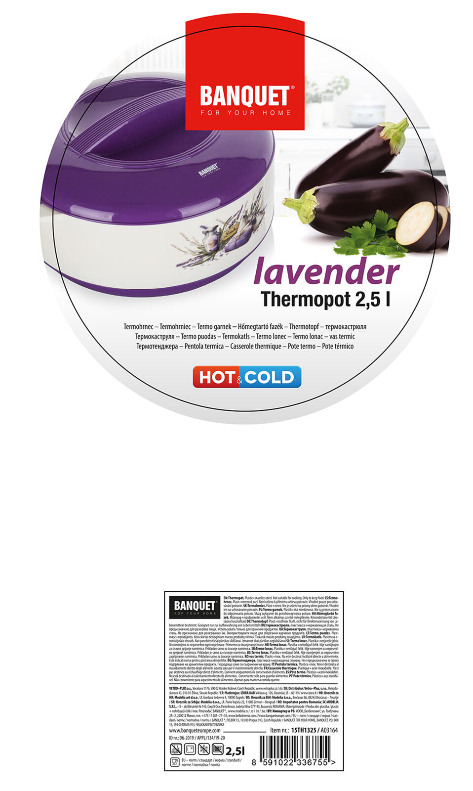 termomísa LAVENDER 2,5l 0.49 Kg MTA MAXMIX Sklad14 369153