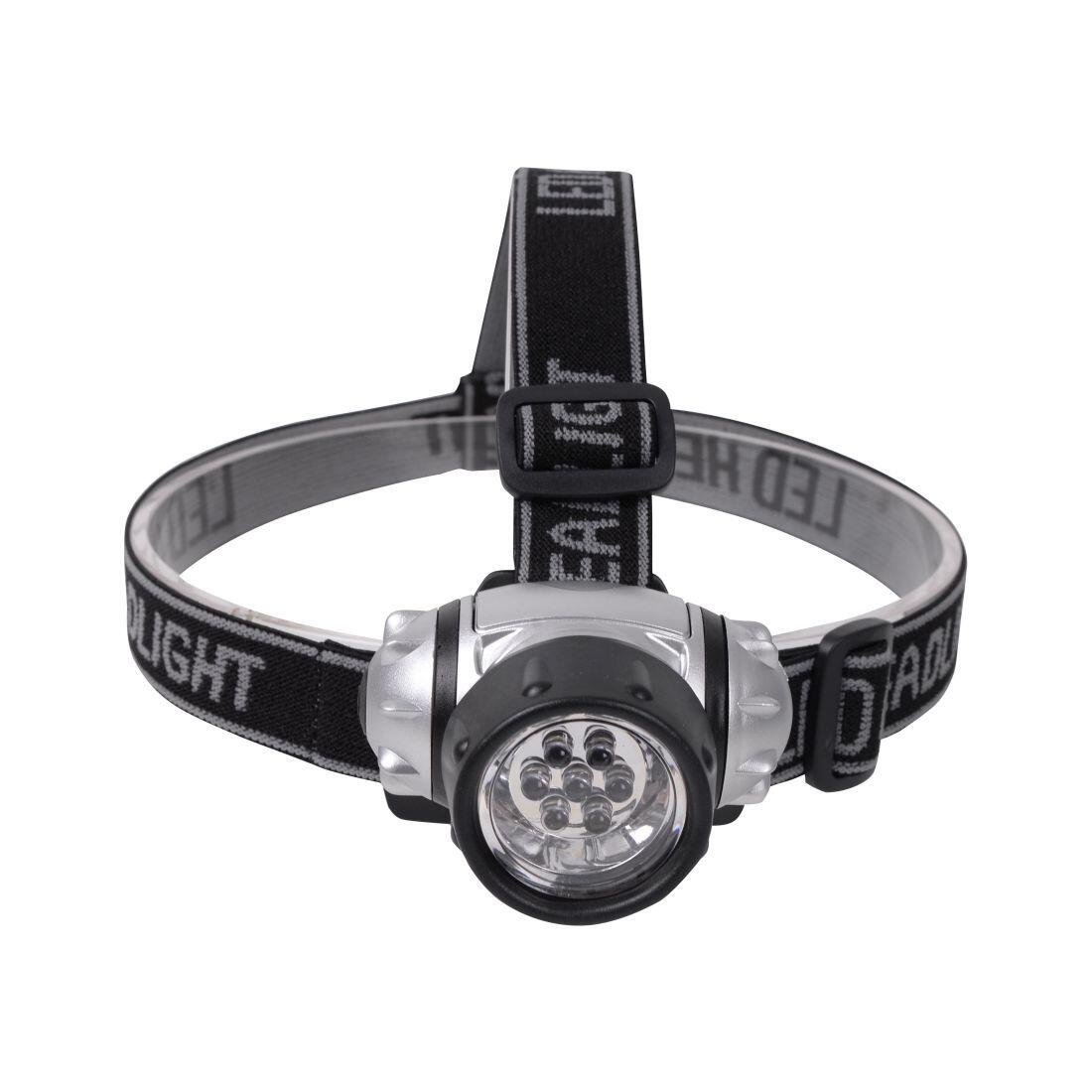 čelovka 7LED, 3 režimy svícení 0.09Kg MAT MAXMIX Sklad14 385010