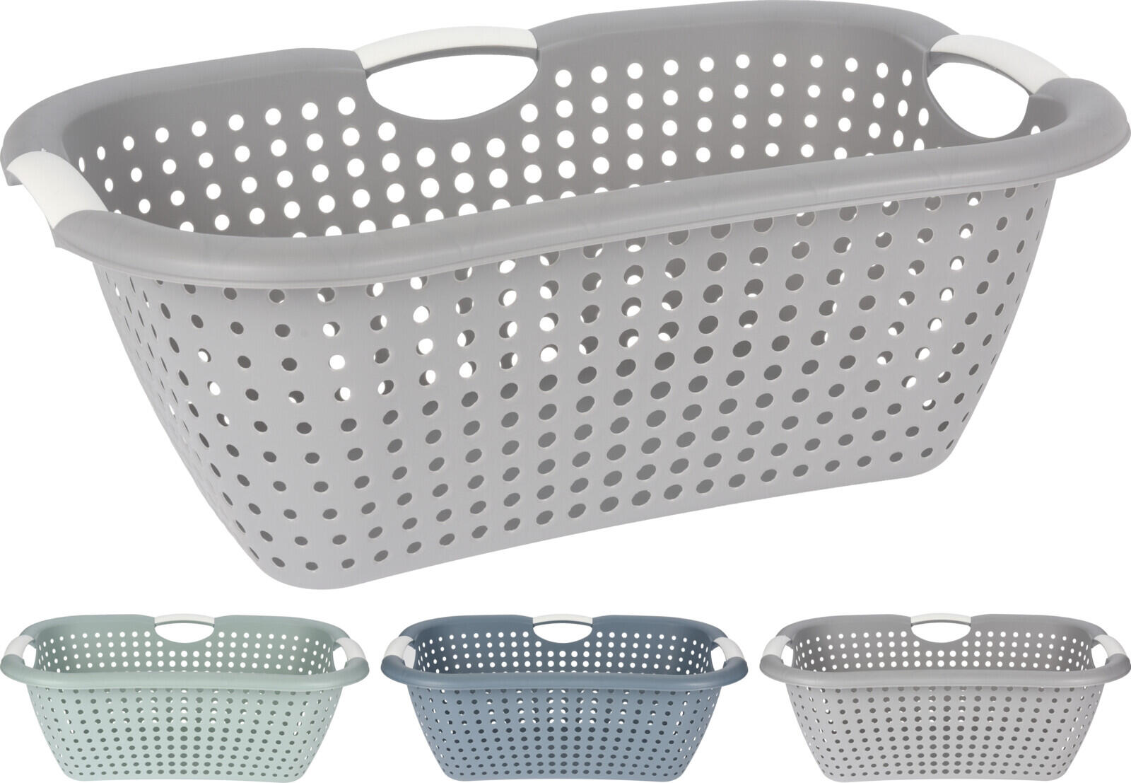 koš na čisté prádlo 60x40x22cm PH mix barev 0.37Kg MAT MAXMIX Sklad14 385070