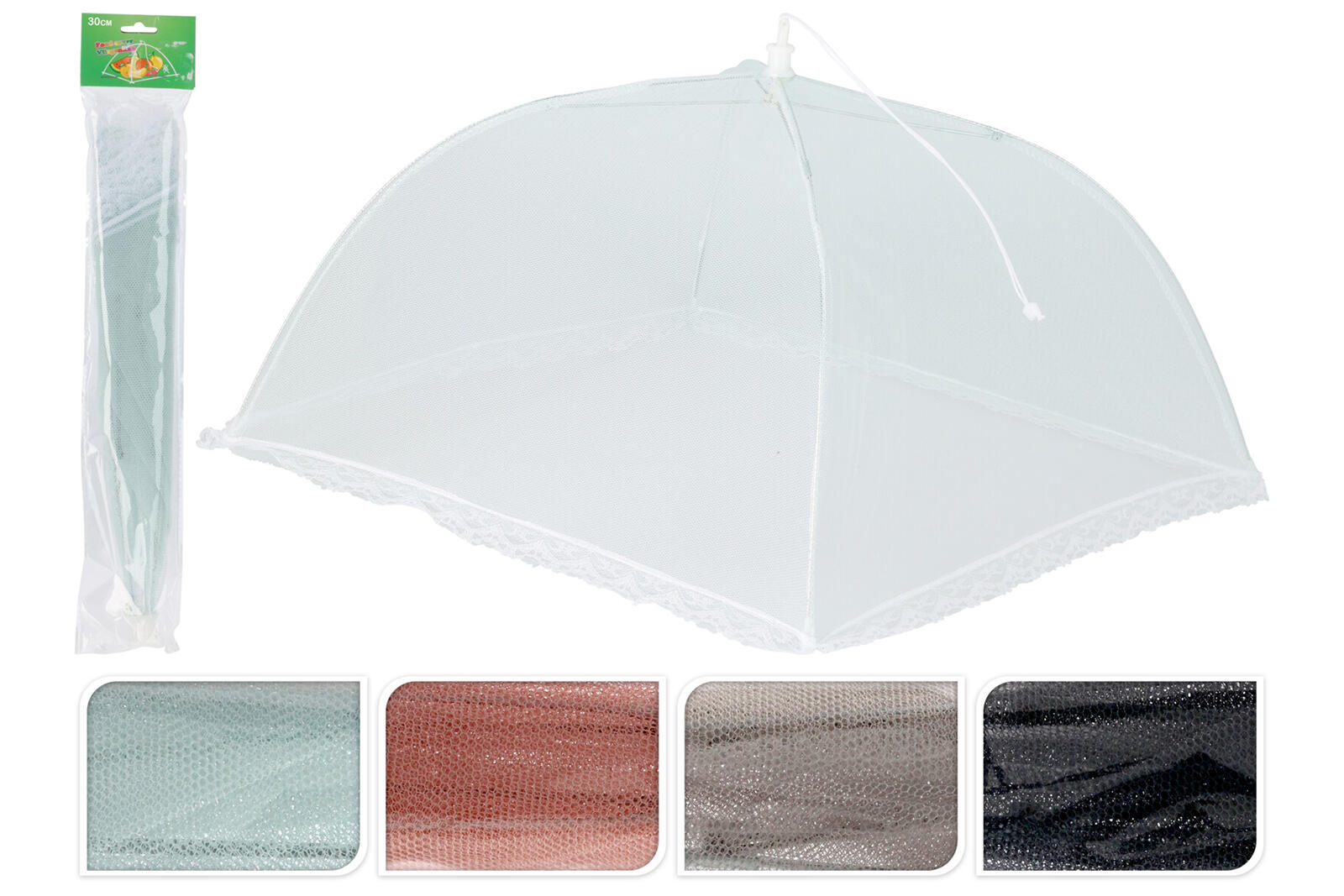 kryt na potraviny skládací 30cm silon+kov mix barev 0.04 Kg MTA MAXMIX Sklad14 385085