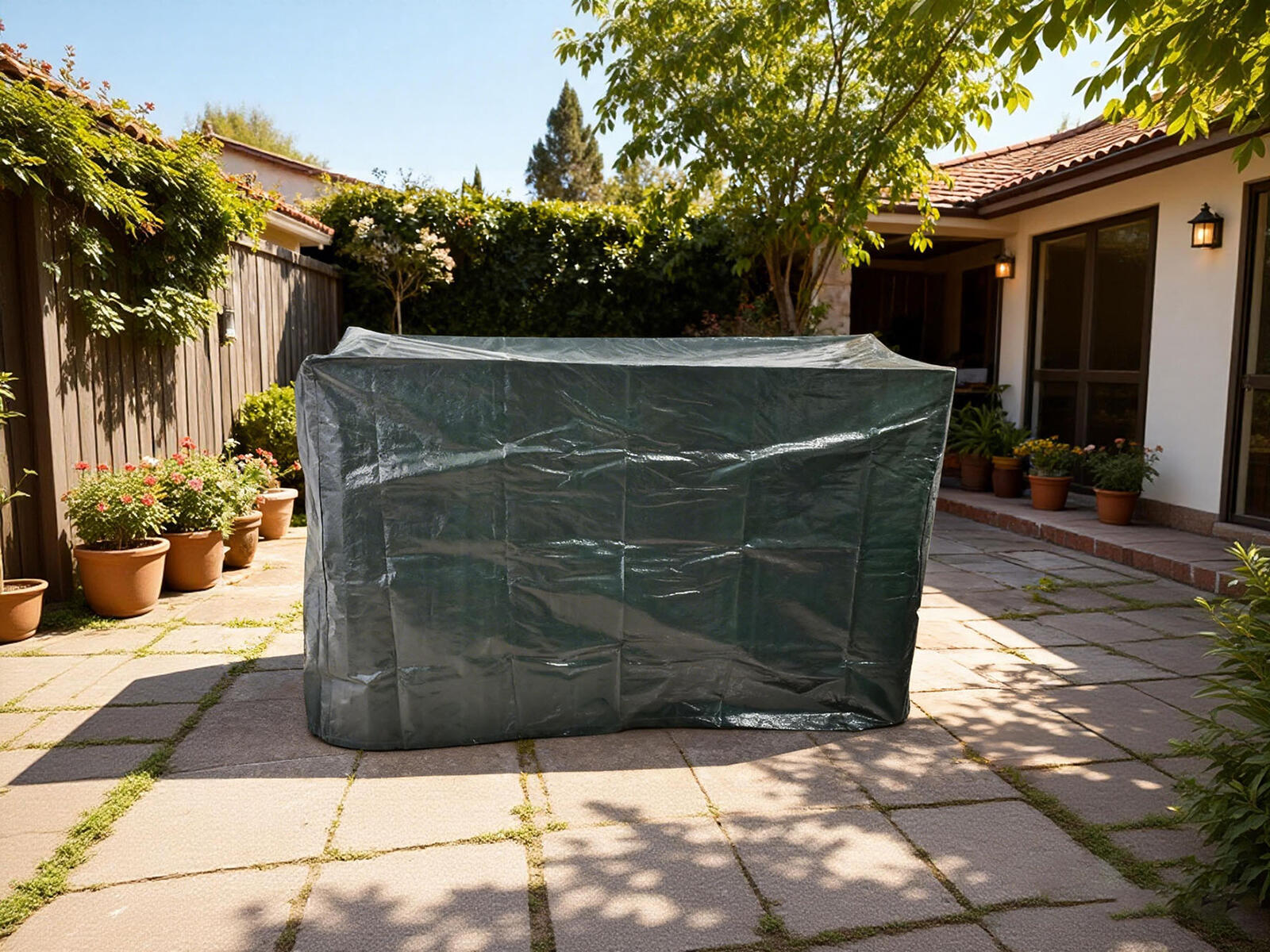 plachta krycí na gril CLASSIC "XL" 165x63x90cm, PE 90g/m2