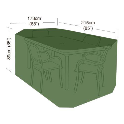 plachta krycí na set 4 židlí+obdél.stůl 215x173x89cm, PE 90g/m2 0.82 Kg MAXMIX Sklad14 791839 25