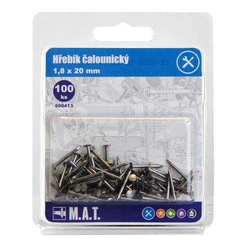 hřebík čalounický 20x1,8mm (100ks) 0.06 Kg MTA MAXMIX Sklad14 600413