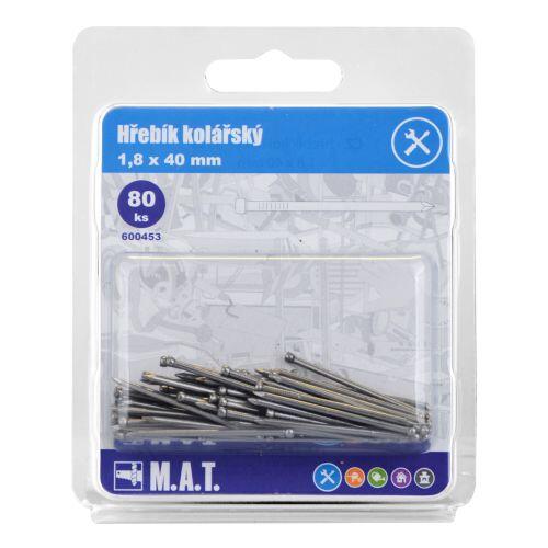 hřebík kolářský 40x1,8mm (80ks) 0.08 Kg MTA MAXMIX Sklad14 600453