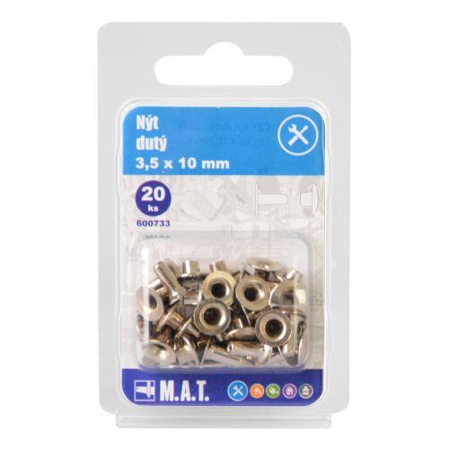 nýt dutý 3.5x10mm    (20ks) 0.02 Kg MTA MAXMIX Sklad14 600733