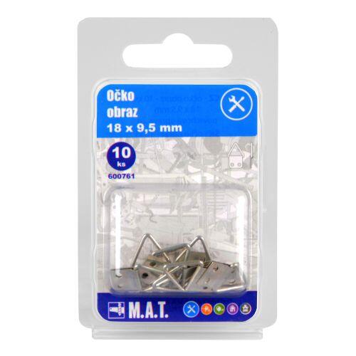 očko obraz 18x9,5mm Zn      (10ks) 0.02 Kg MTA MAXMIX Sklad14 600761