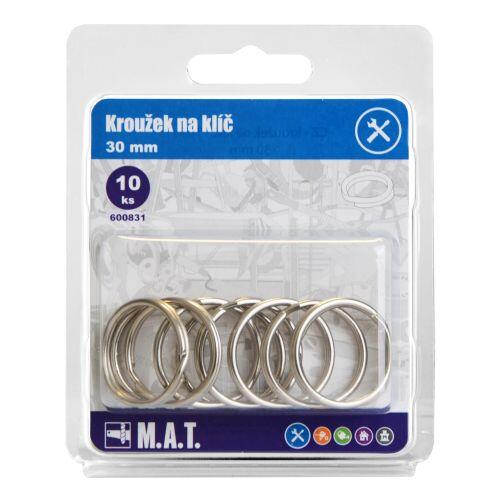 kroužek na klíč 30mm Ni    (10ks) 0.06 Kg MTA MAXMIX Sklad14 600831