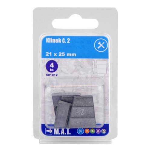 klínek č.2, 21x25mm  (4ks) 0.04 Kg MTA MAXMIX Sklad14 601012