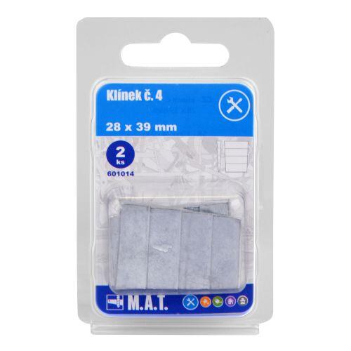 klínek č.4, 28x39mm  (2ks) 0.04 Kg MTA MAXMIX Sklad14 601014