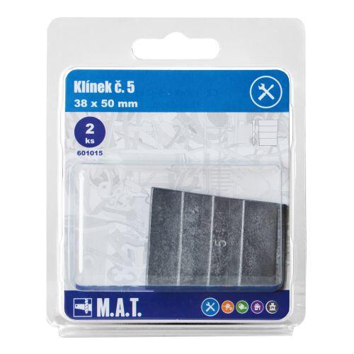 klínek č.5, 38x50mm  (2ks) 0.09 Kg MTA MAXMIX Sklad14 601015