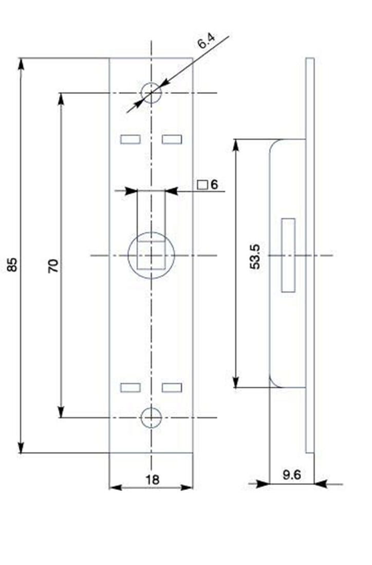 zámek BOMORO BÍ Zn  A210 0.06 Kg MTA MAXMIX Sklad14 498191