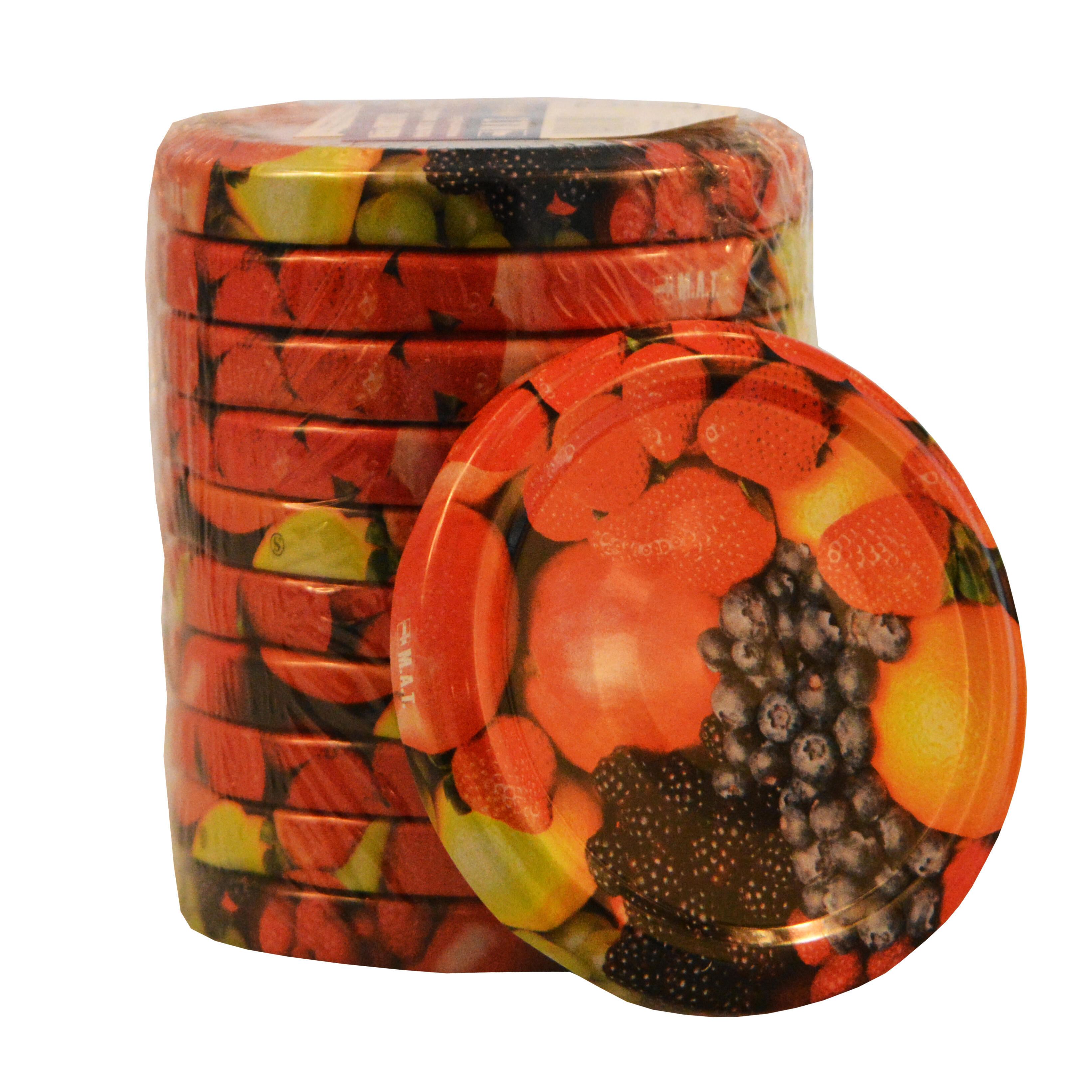 víčko TWIST  66 dekor OVOCE (10ks) 0.09Kg MAT MAXMIX Sklad14 736071