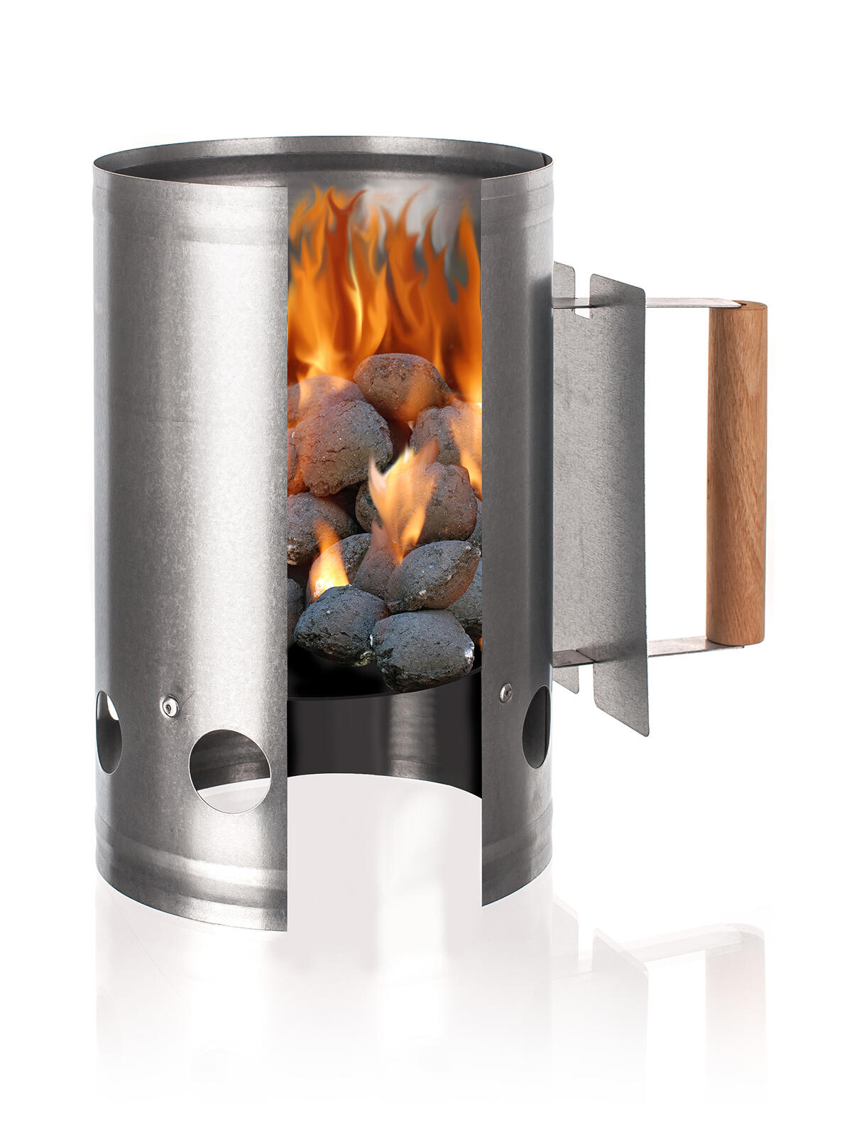 rozpalovač na dřevěné uhlí 16,5x28cm pozink 0.75 Kg MTA MAXMIX Sklad14 385378