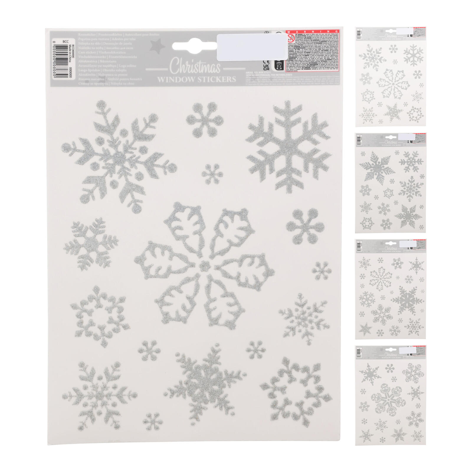 dekorace na okno VLOČKA samolepicí mix dekorů 0.02 Kg MTA MAXMIX Sklad14 385441