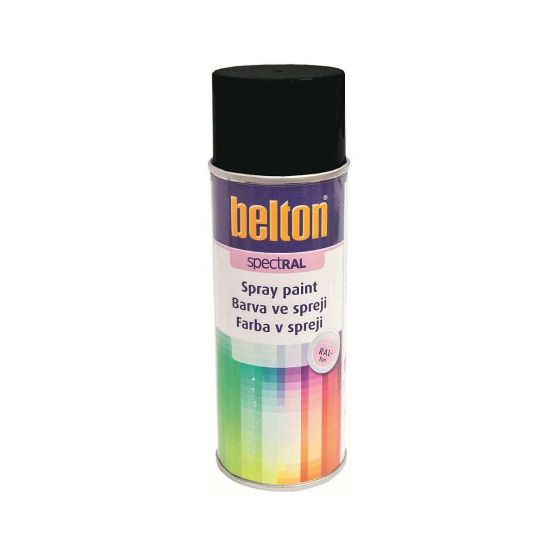 barva ve spreji BELTON RAL 9005pl, 400ml ČER pololesklá 0.31 Kg MAXMIX Sklad14 825570 5