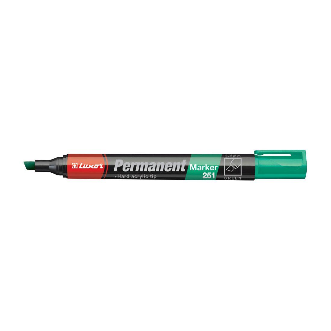 popisovač LUXOR permanent.251 ZE seřízlý hrot 2-5mm 0.01Kg MAT MAXMIX Sklad14 310403