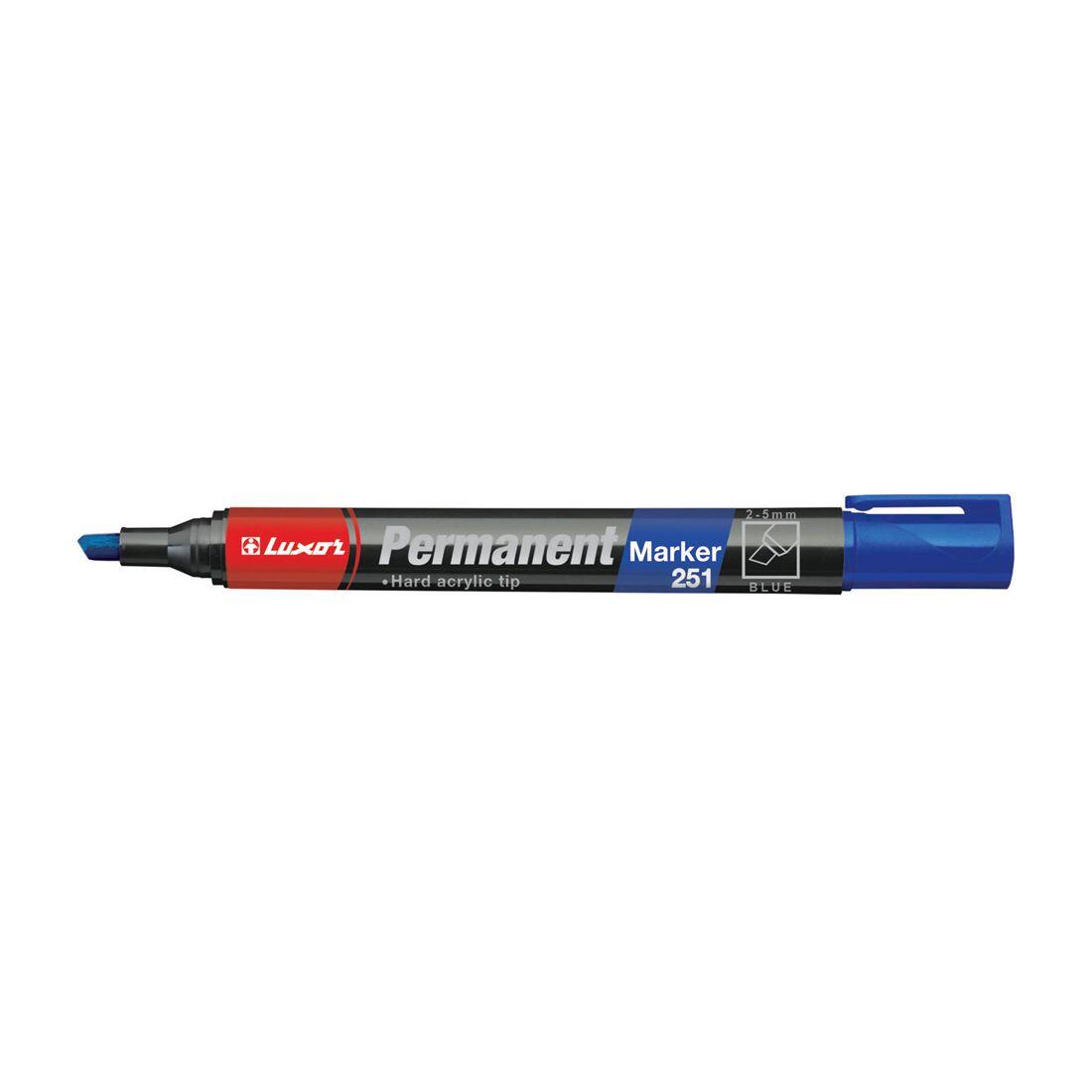 popisovač LUXOR permanent.251 MO seřízlý hrot 2-5mm 0.01Kg MAT MAXMIX Sklad14 310407