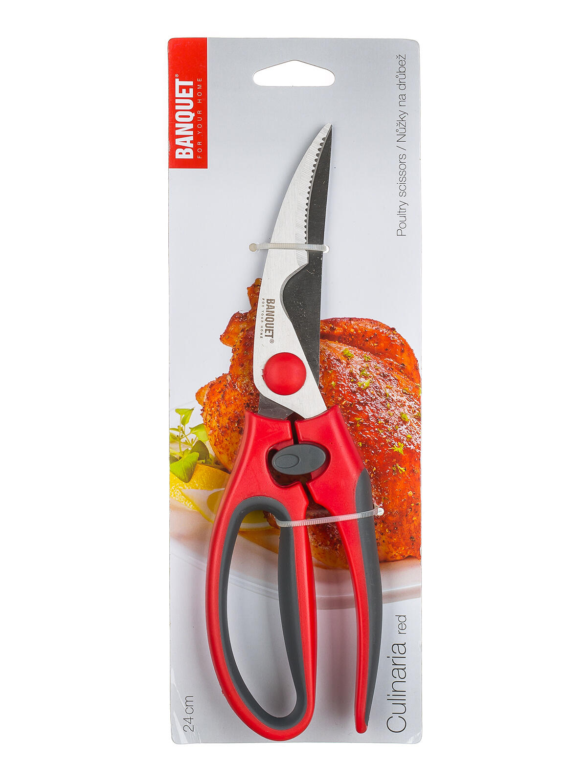 nůžky na drůbež CULINARIA 24cm, ocel/PH rukojeť ČRV 0.15 Kg MTA MAXMIX Sklad14 369320