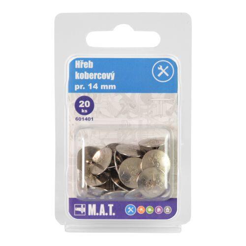 hřebík kobercový pr.14mm (20ks) 0.03 Kg MTA MAXMIX Sklad14 601401