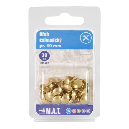 hřebík čalounický pr.10mm Ms (30ks) 0.03 Kg MTA MAXMIX Sklad14 601501