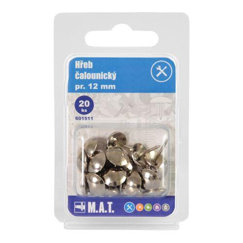 hřebík čalounický pr.12mm Ni (20ks) 0.03 Kg MTA MAXMIX Sklad14 601511