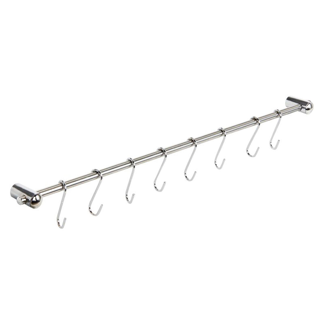 tyč závěs.na kuch.náčiní 54cm + 8 háčků nerez+Fe 0.17 Kg MTA MAXMIX Sklad14 399858