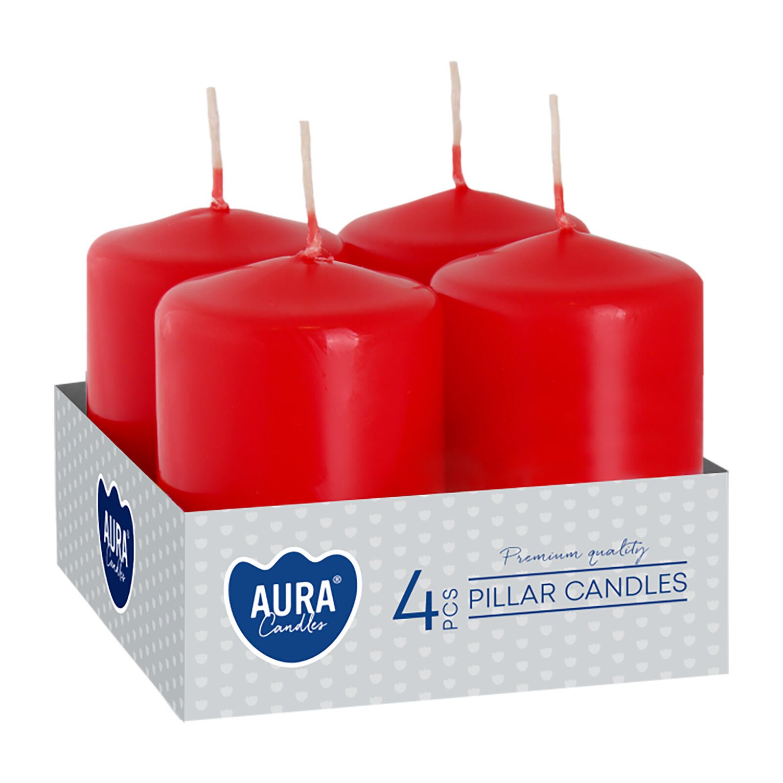 svíčka adventní 60x40mm ČRV (4ks) 0.25 Kg MTA MAXMIX Sklad14 665628