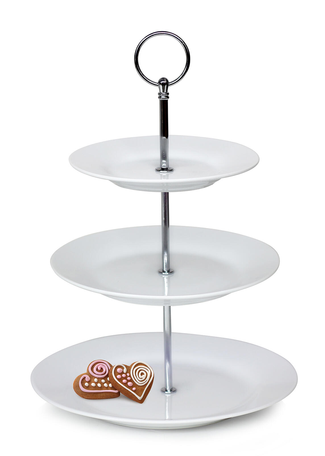 podnos 3 patra kulatý SOFIA porcelán BÍ 1.16 Kg MTA MAXMIX Sklad14 369372