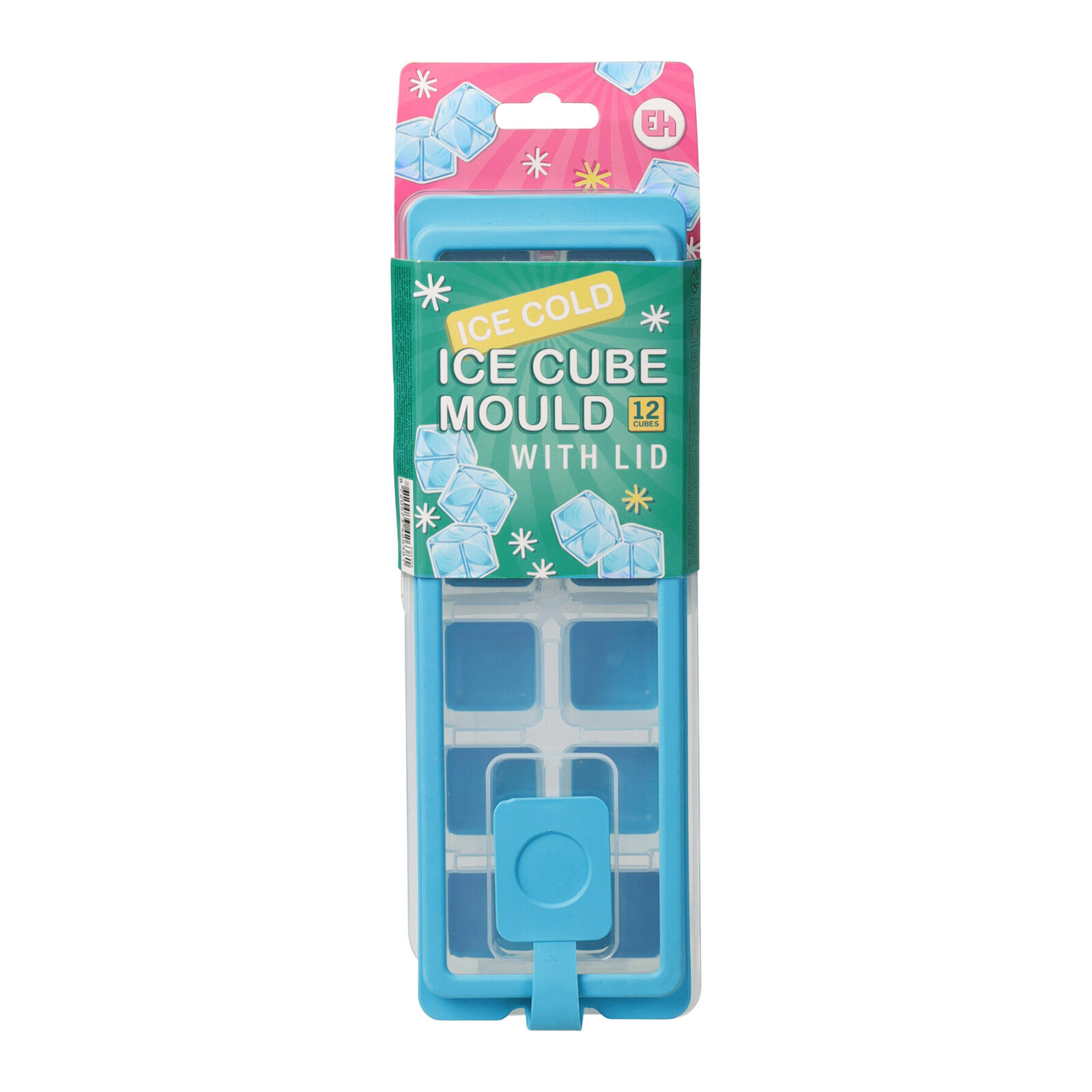 forma na led kostky (12x) 26x9,5x3cm PH s víčkem mix barev 0.11 Kg MTA MAXMIX Sklad14 385599