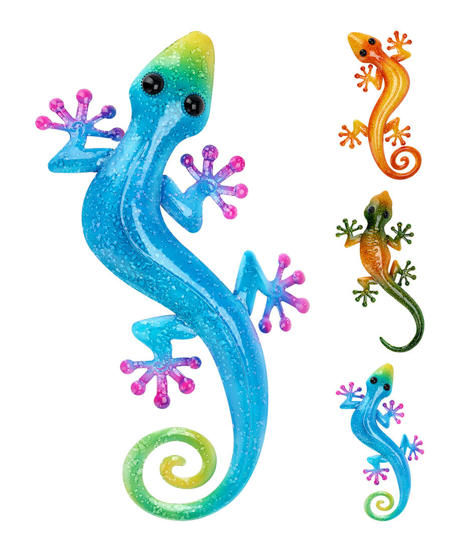 dekorace zahradní JEŠTĚRKA 46x23x2cm kov, mix 3 druhy 0.16 Kg MTA MAXMIX Sklad14 385632