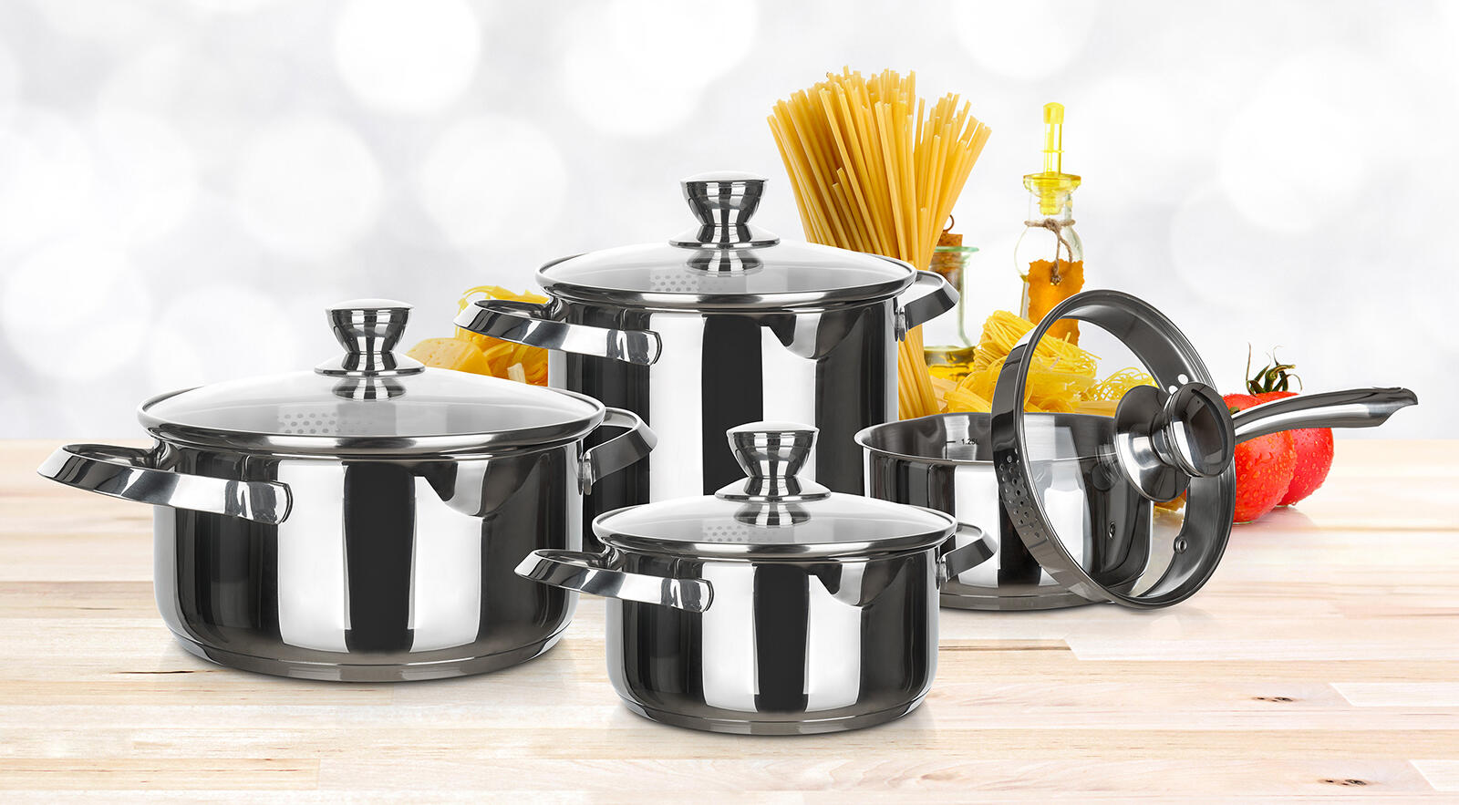 sada nádobí  8díl. nerez EMBASSY 0 Kg MTA MAXMIX Sklad14 369383