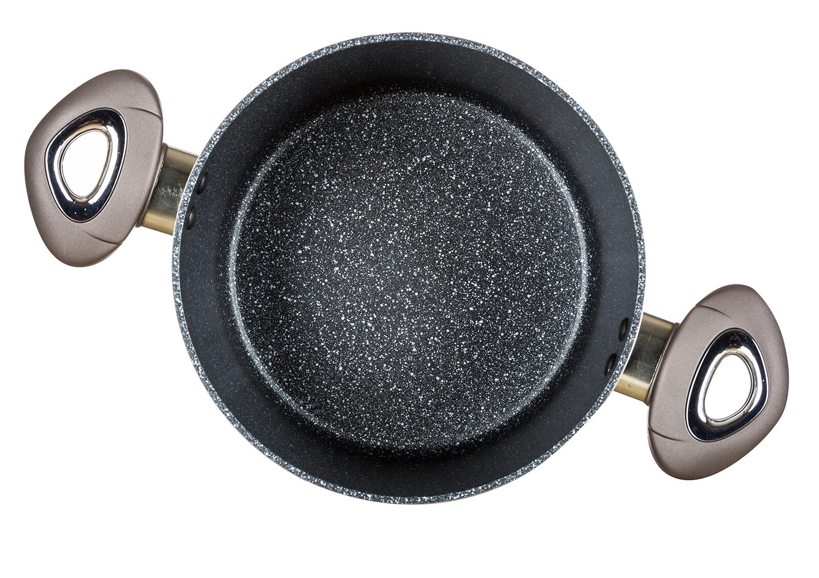 hrnec 20x13,5cm 3,6l nepřiln.povrch METALLIC PLATINUM se skl.pokli