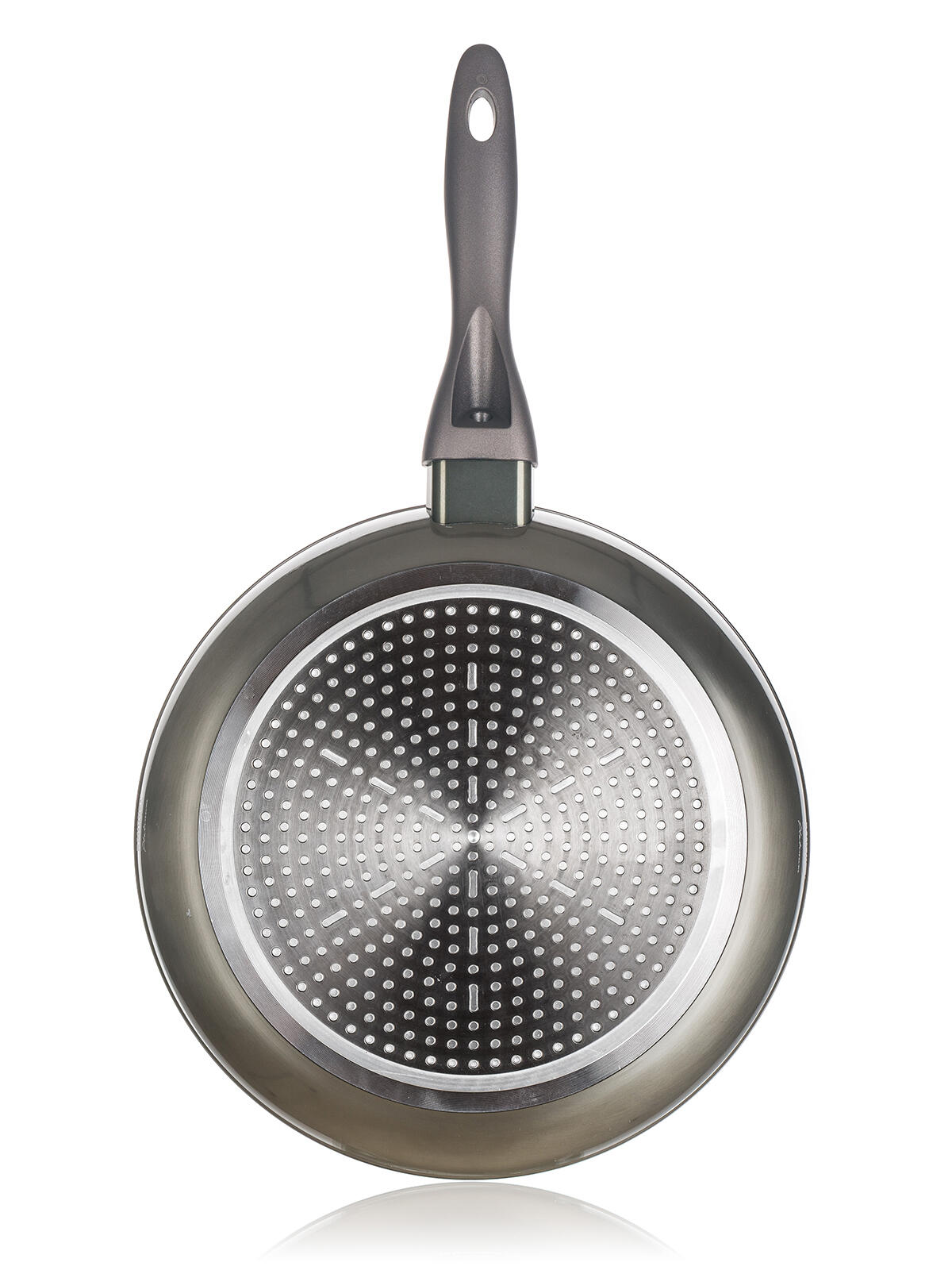 pánev 28x5,3cm nepřiln.povrch METALLIC PLATINUM