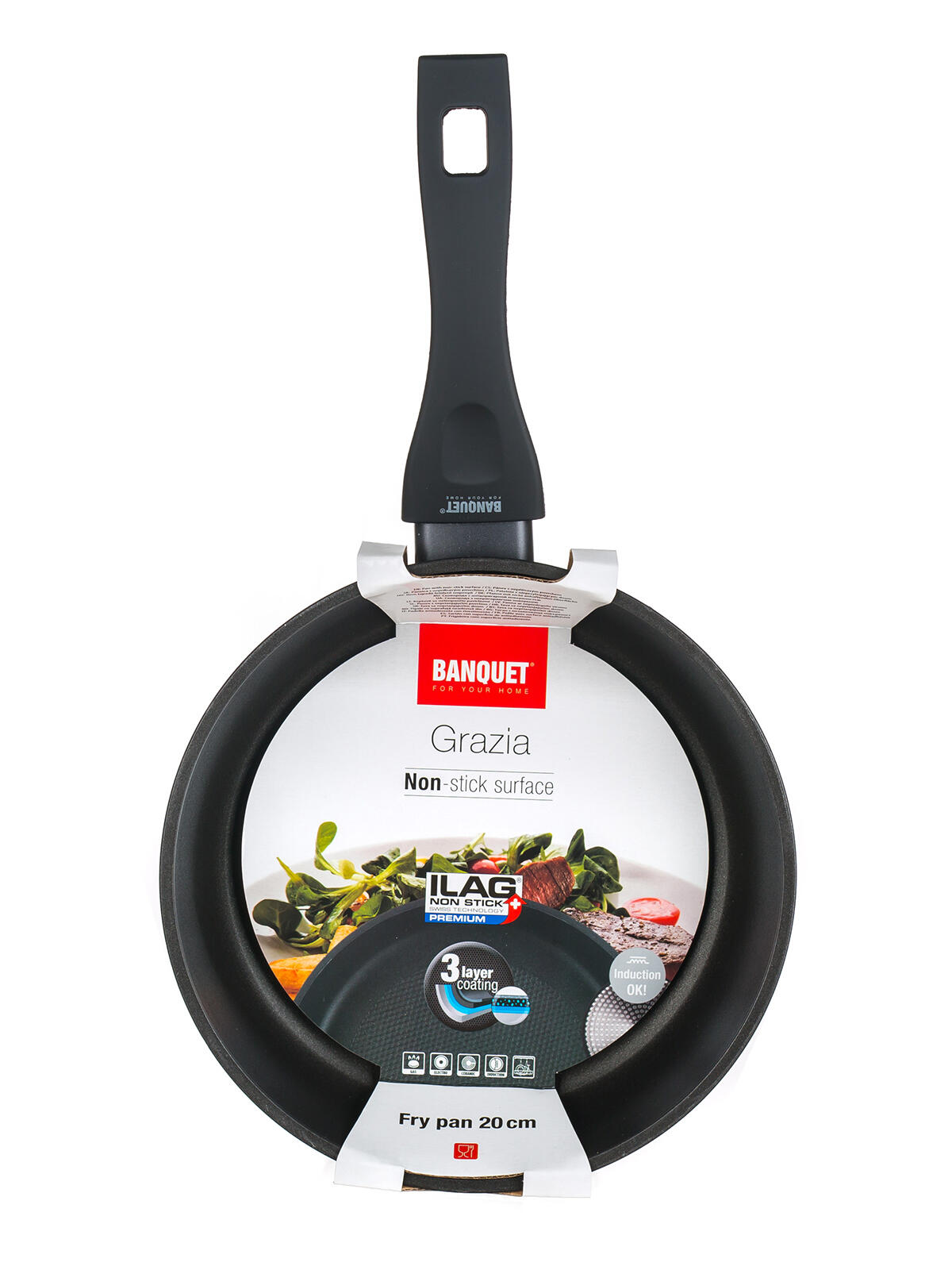 pánev 20x4,9cm nepřiln.povrch GRAZIA 0.61 Kg MTA MAXMIX Sklad14 369423