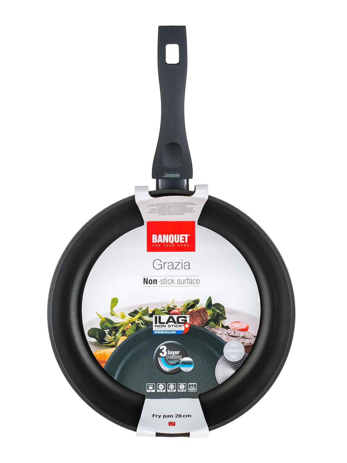 pánev 28x6,0cm nepřiln.povrch GRAZIA 1.14 Kg MTA MAXMIX Sklad14 369426