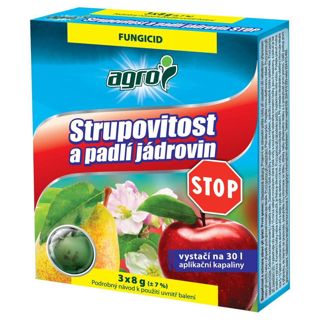 STOP strupovitost a padlí jádrovin 3x8g 0.02 Kg MAXMIX Sklad14 912603 37