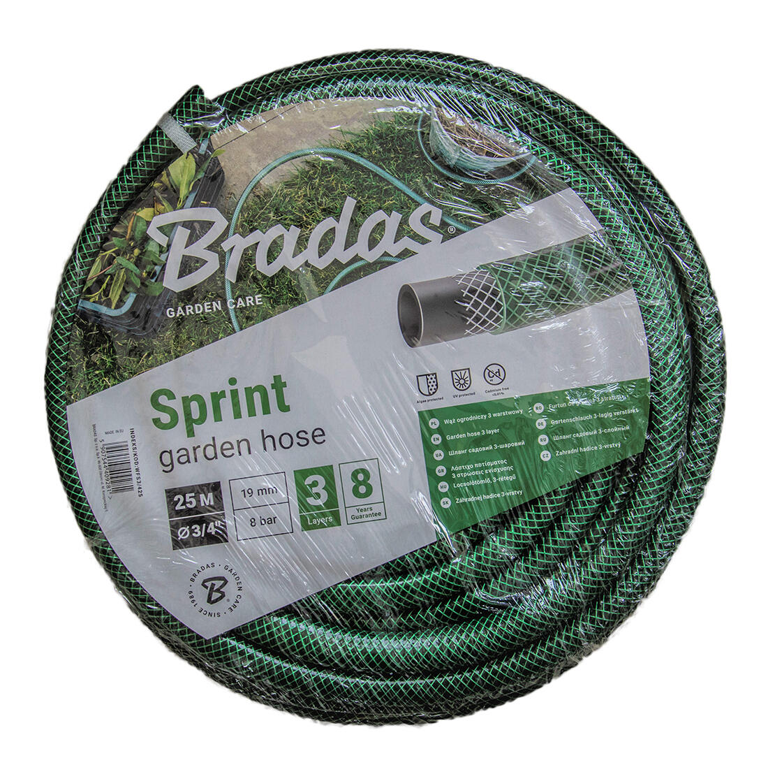 hadice SPRINT 3/4" (25m), neprůhledná ZE 4.8 Kg MTA MAXMIX Sklad14 715772