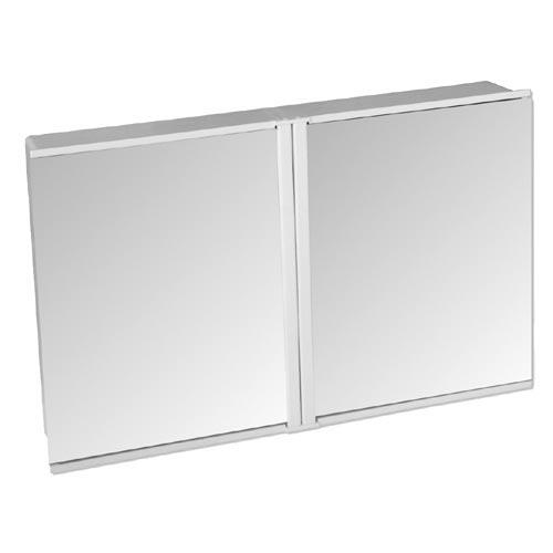skříňka koupelnová 2díl. TZS-2, 54,5x34,5x9cm, zrc.BÍ 2.91 Kg MAXMIX Sklad14 520446