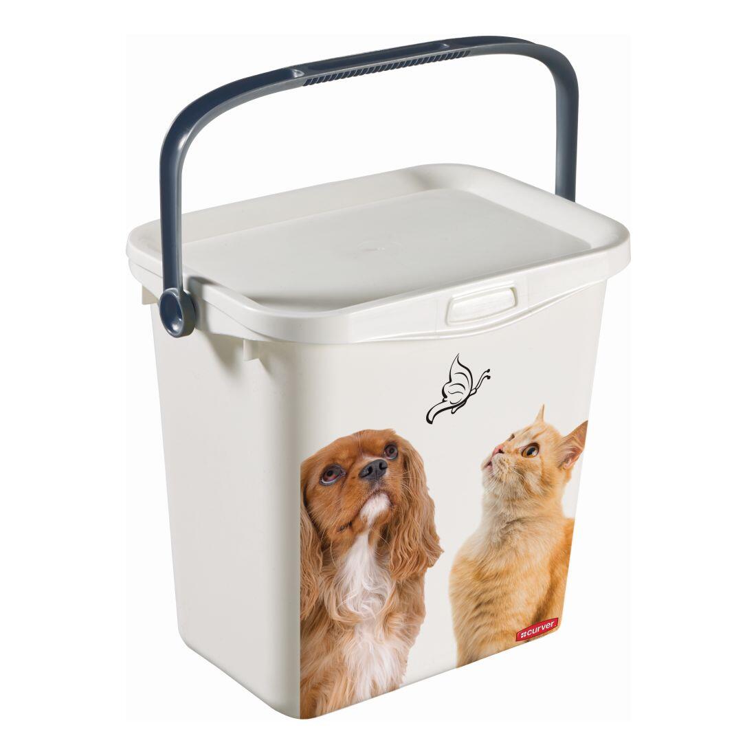 multibox na krmivo 6l 26x20x24cm s víkem PSI+KOČKY PH 0.27Kg MAT MAXMIX Sklad14 270432