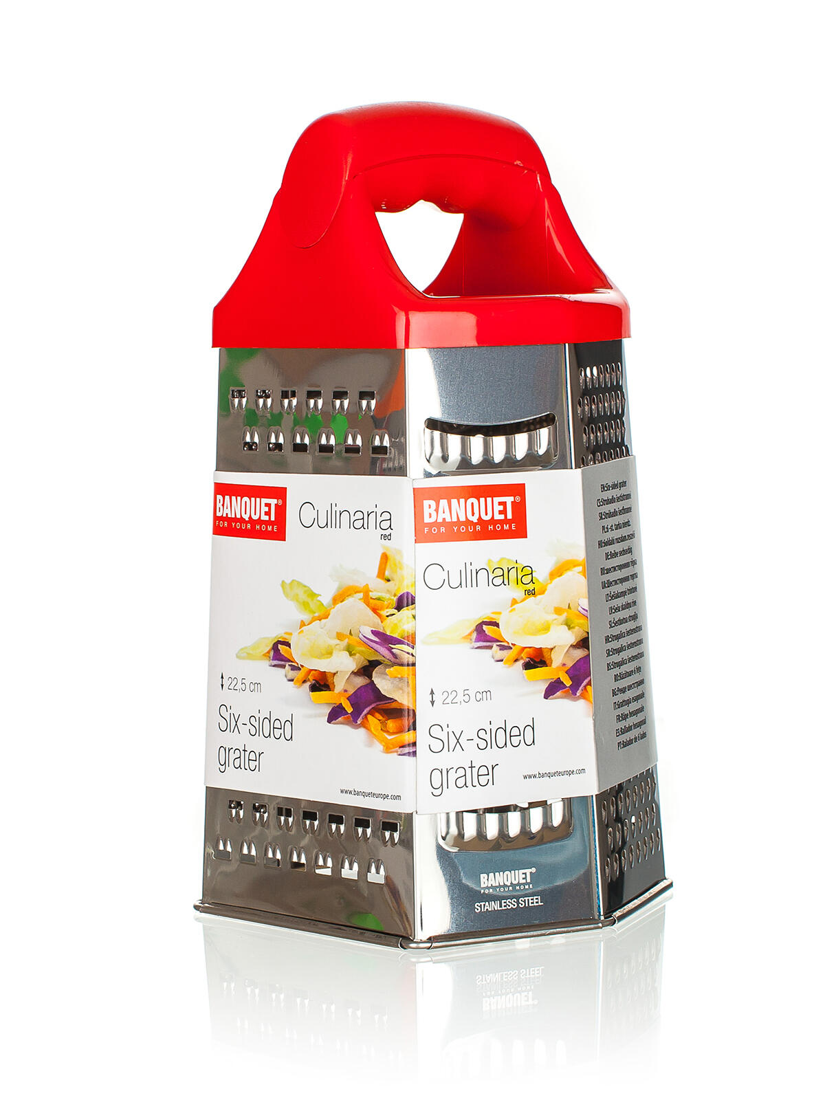 struhadlo 6stranné 22,5cm nerez + PH rukojeť ČRV CULINARIA