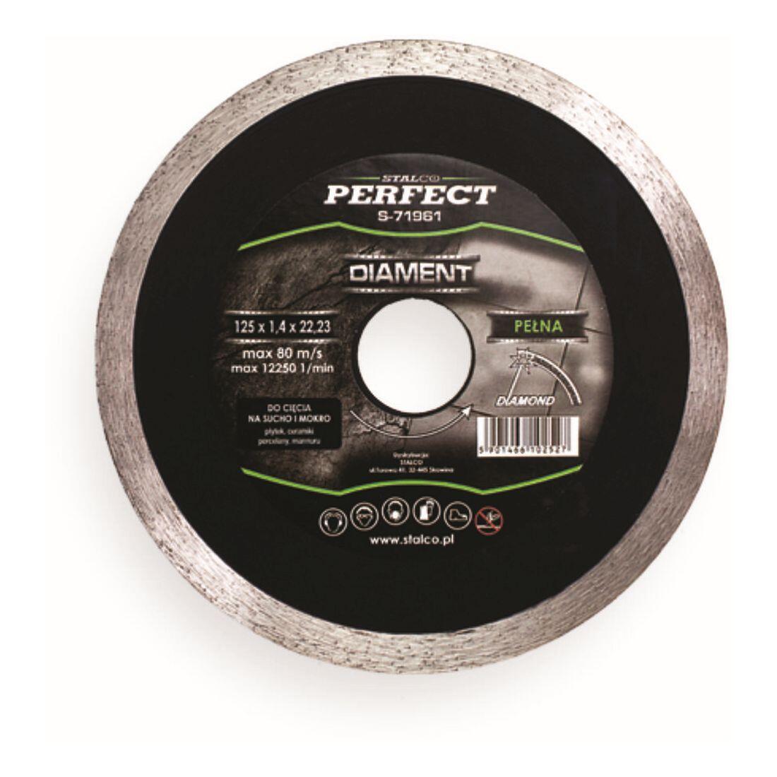 kotouč diamantový 125mm celoobvodový STALCO 0.11 Kg MTA MAXMIX Sklad14 673106