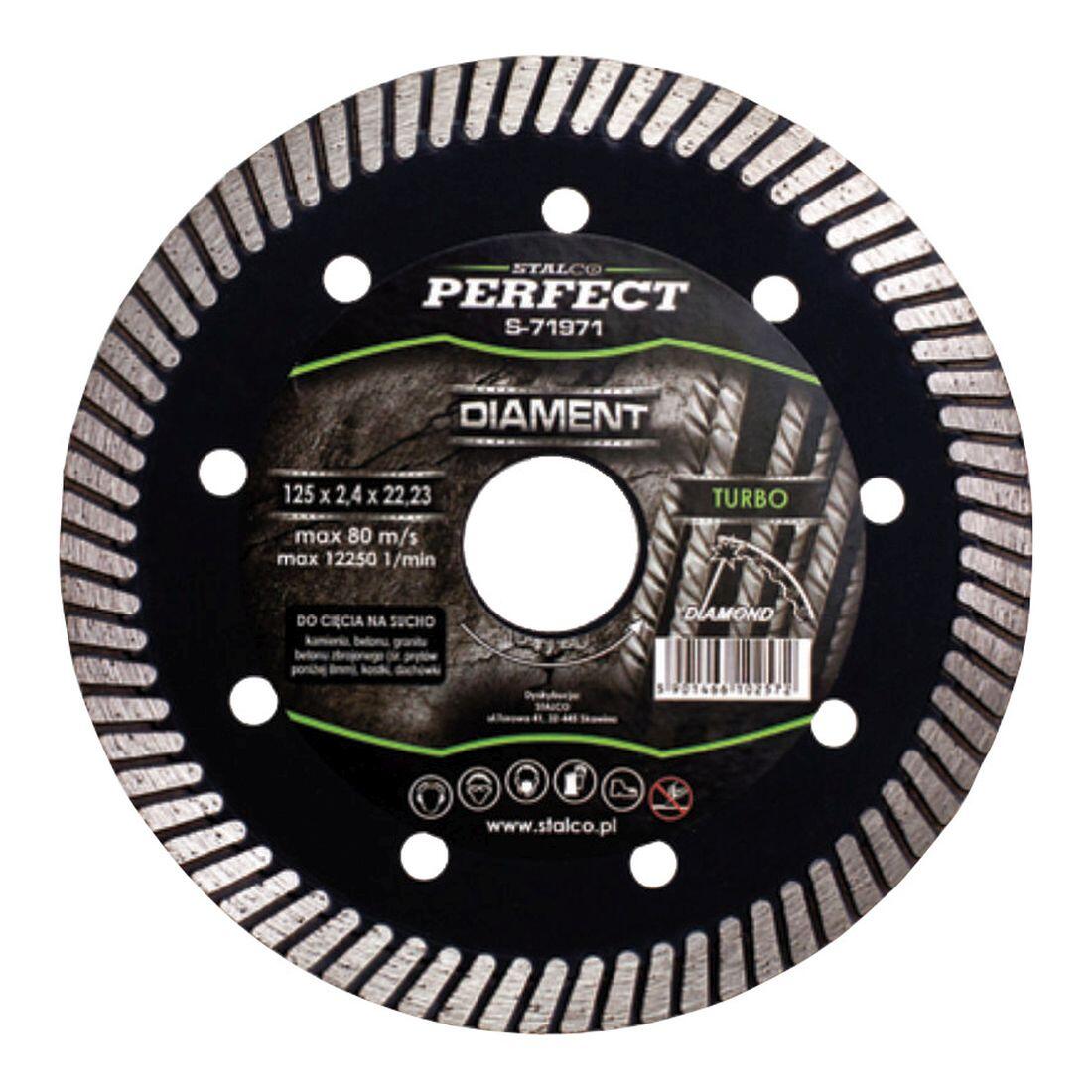 kotouč diamantový 115mm TURBO STALCO 0.11 Kg MTA MAXMIX Sklad14 673110