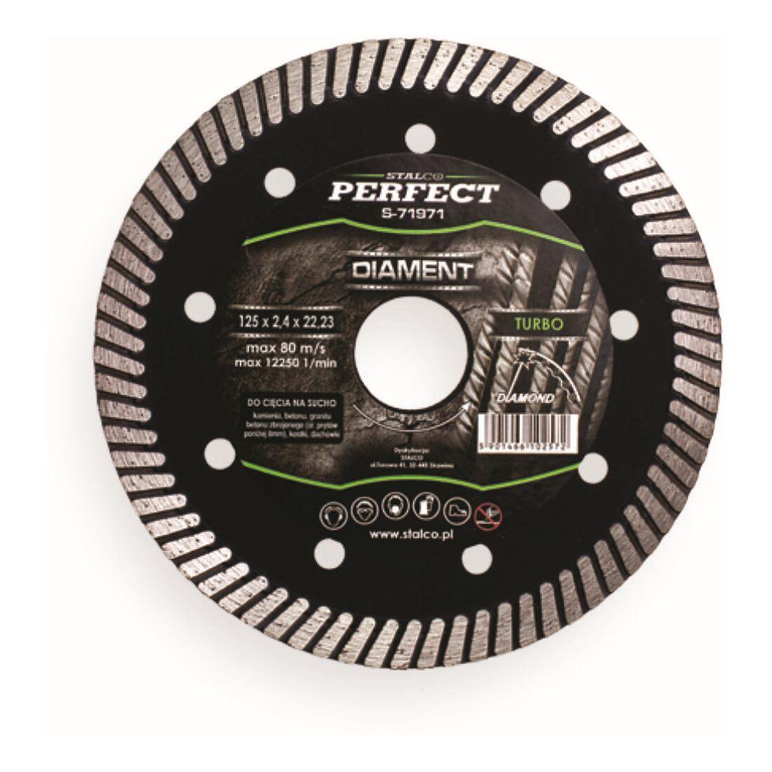 kotouč diamantový 125mm TURBO STALCO 0.15 Kg MTA MAXMIX Sklad14 673111