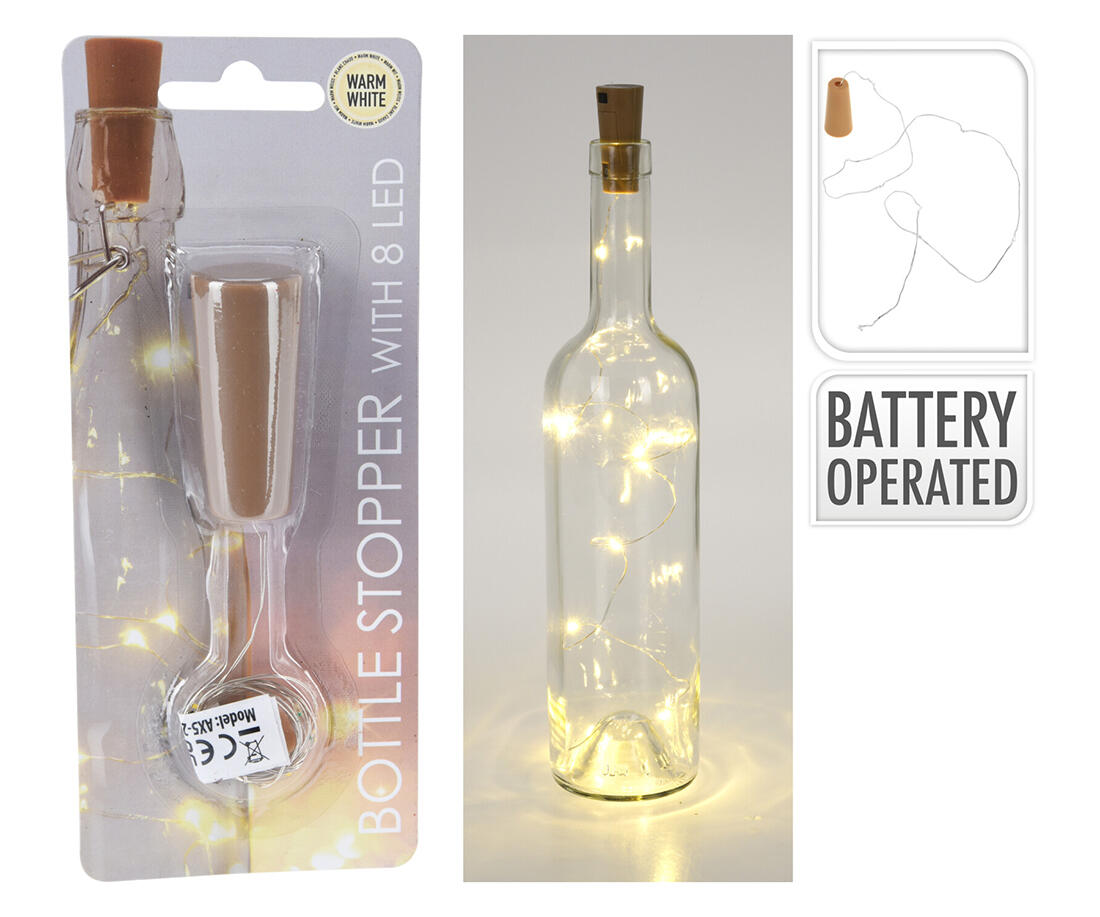 osvětlení do láhve ZÁTKA 8LED 0.01 Kg MTA MAXMIX Sklad14 385695