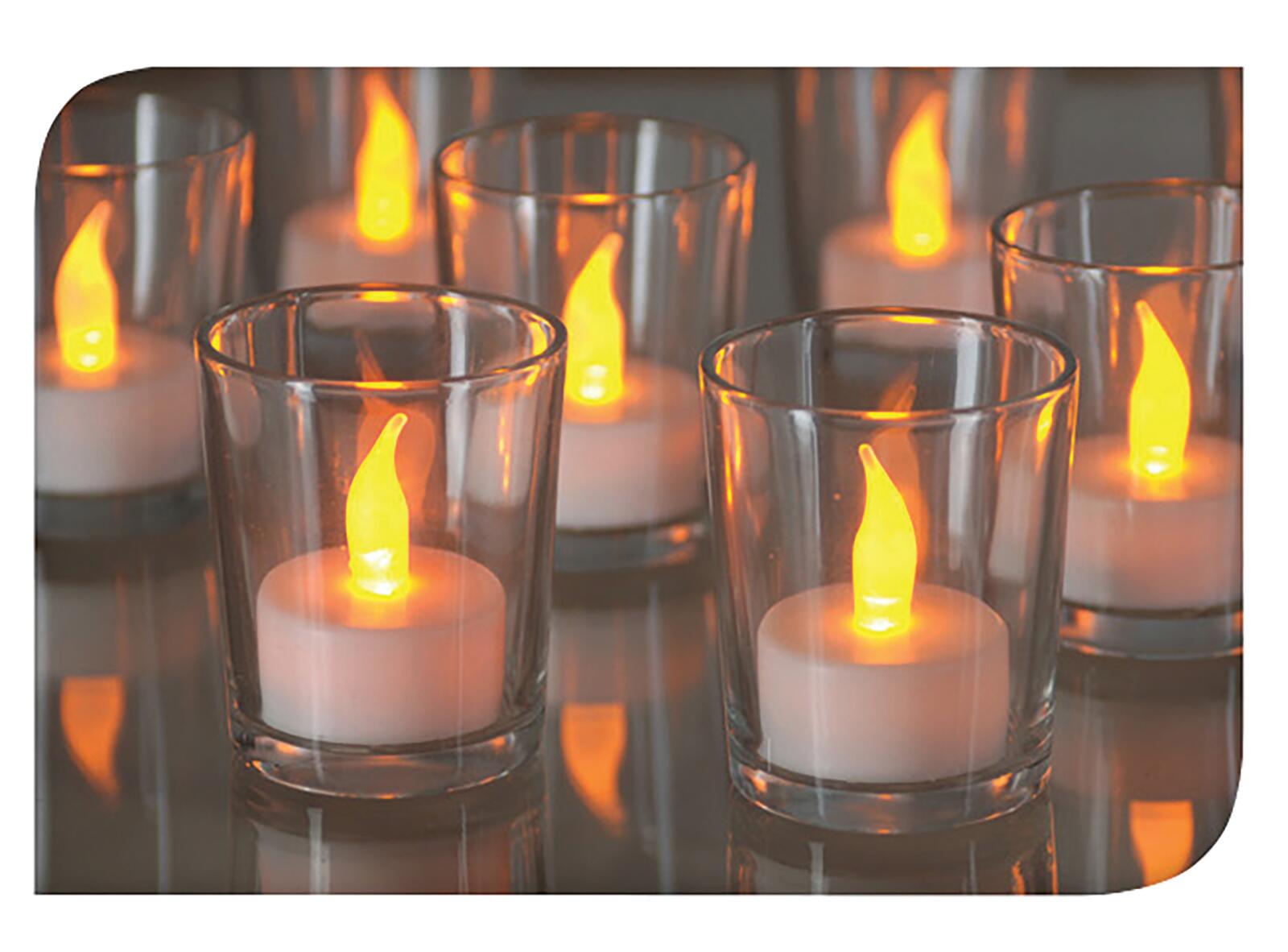 svíčka čajová LED pr.3,5cm BÍ (4ks) s bateriemi, časovačem 0.05 Kg MTA MAXMIX Sklad14 385875